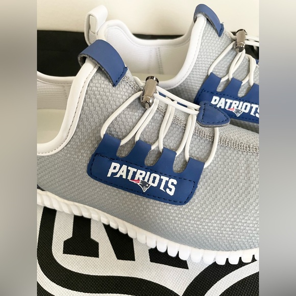 NFL Fanatics New England Patriots Athletic Fiber Optic Light Up Men’s Shoes 7.5 - Picture 13 of 16